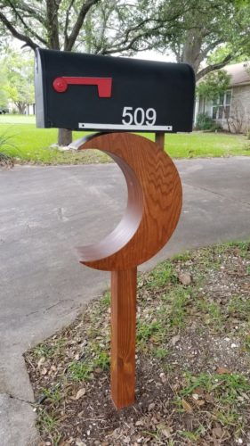 Handmade by More Than A Mailbox Orca Whale Mailbox Post Mount