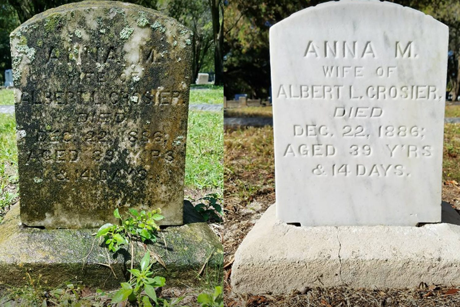 Man Spends Free Time Cleaning Old Tombstones And They Look Amazing